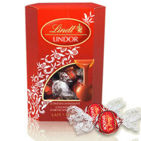 SOCOLA LINDT LINDOR CORNET MILK 200G